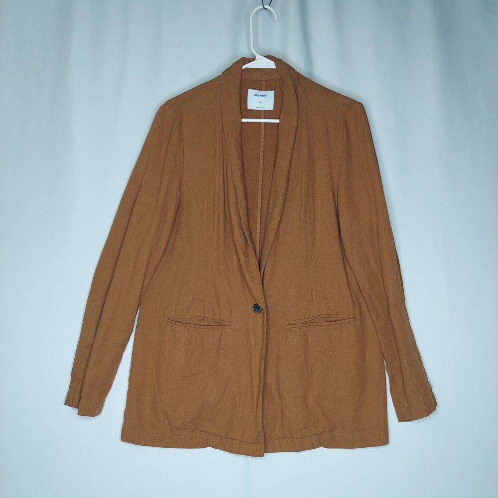 Old Navy Women's Brown Single-Button Blazer